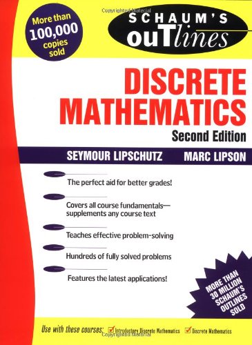 Book Cover Schaum's Outline of Discrete Mathematics (Schaum's)