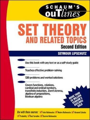 Book Cover Schaum's Outline of Set Theory and Related Topics