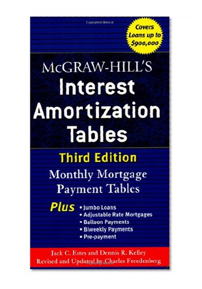 Book Cover McGraw-Hill's Interest Amortization Tables, Third Edition