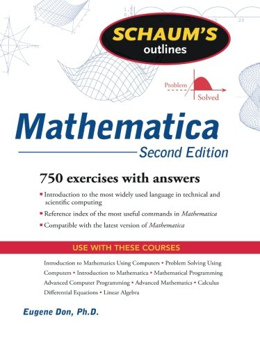 Book Cover Schaum's Outline of Mathematica, 2ed (Schaum's Outlines)