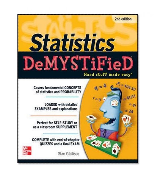 Book Cover Statistics DeMYSTiFieD, 2nd Edition