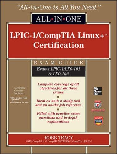 Book Cover LPIC-1/CompTIA Linux+ Certification All-In-One Exam Guide (All-In-One (McGraw Hill))