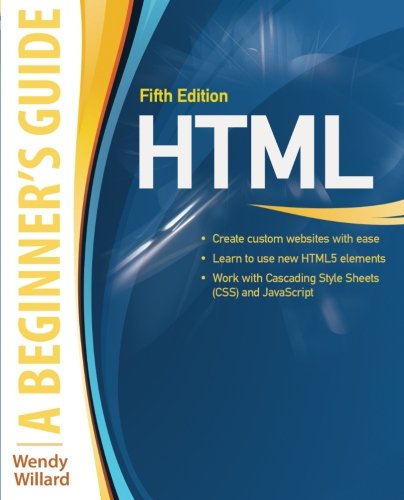 Book Cover HTML: A Beginner's Guide, Fifth Edition