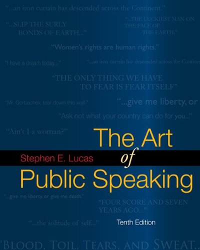 Book Cover The Art of Public Speaking, 10th Edition