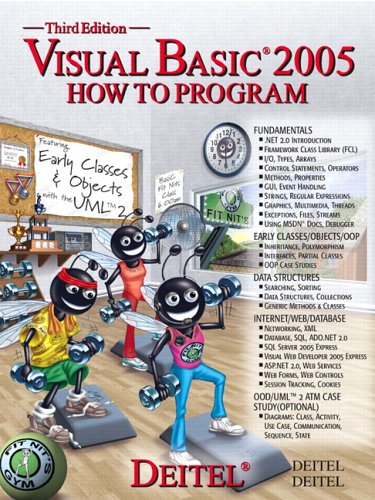 Book Cover Visual Basic 2005 How to Program (3rd Edition)