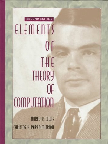 Book Cover Elements of the Theory of Computation