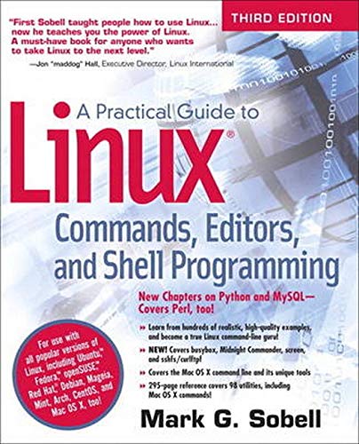 Book Cover A Practical Guide to Linux Commands, Editors, and Shell Programming