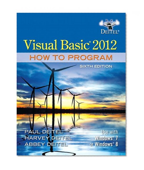 Book Cover Visual Basic 2012 How to Program (6th Edition)