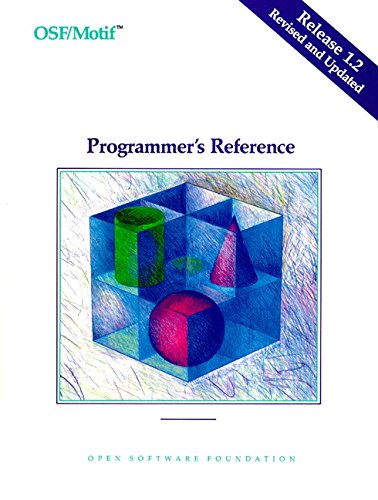 Book Cover OSF/MOTIF Programmer's Reference Release 1.2