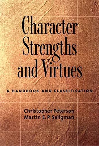 Book Cover Character Strengths and Virtues: A Handbook and Classification