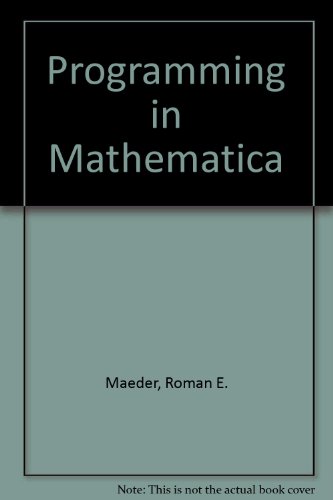 Book Cover A Programming in Mathematica (2nd Edition)