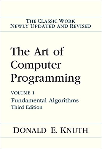 Book Cover The Art of Computer Programming, Vol. 1: Fundamental Algorithms, 3rd Edition