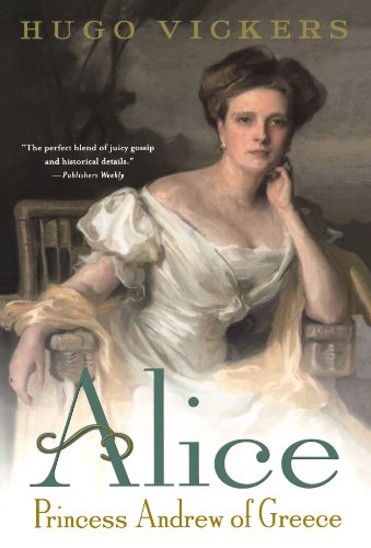 Book Cover Alice: Princess Andrew of Greece