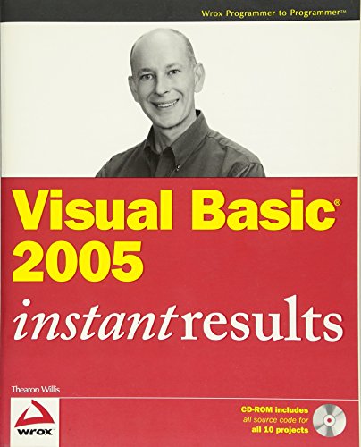 Book Cover Visual Basic 2005 Instant Results (Programmer to Programmer)