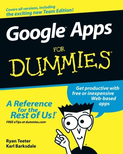 Book Cover Google Apps For Dummies
