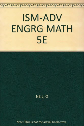 Book Cover ISM-ADV ENGRG MATH 5E
