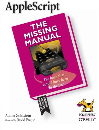 Book Cover AppleScript: The Missing Manual