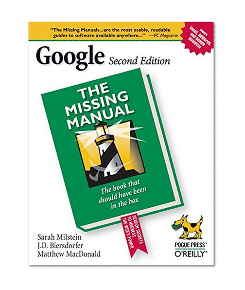 Book Cover Google: The Missing Manual
