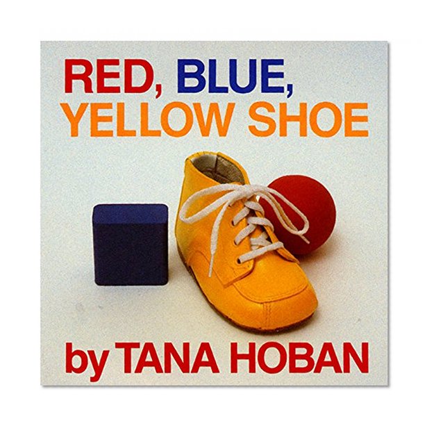 Book Cover Red, Blue, Yellow Shoe