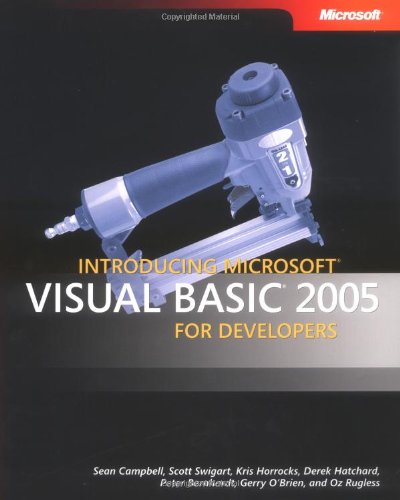 Book Cover Introducing Microsoft Visual Basic 2005 for Developers (PRO - Developer)