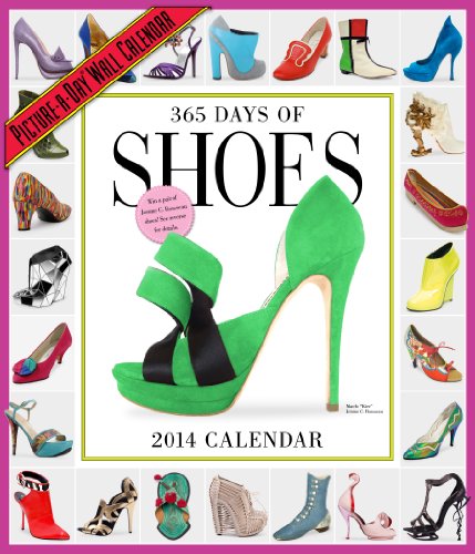 Book Cover 365 Days of Shoes 2014 Wall Calendar