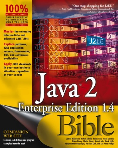 Book Cover JavaÂ 2 Enterprise Edition 1.4 (J2EE 1.4) Bible