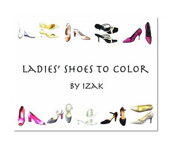 Book Cover Ladies' Shoes to Color