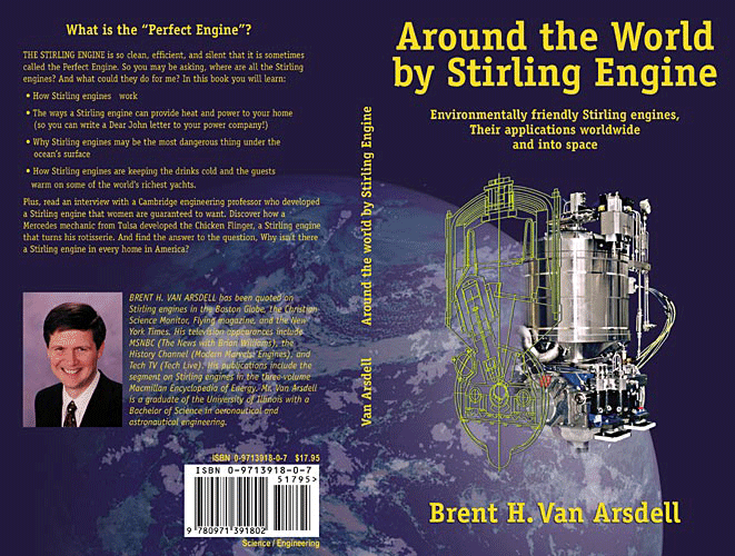 Book Cover Around The World By Stirling Engine