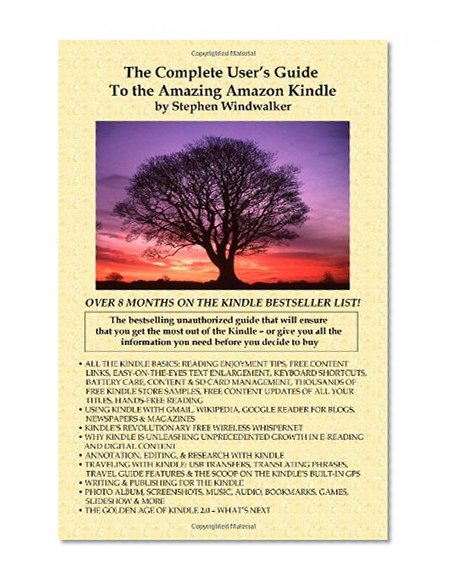 Book Cover The Complete User's Guide to the Amazing Amazon Kindle (First Generation)