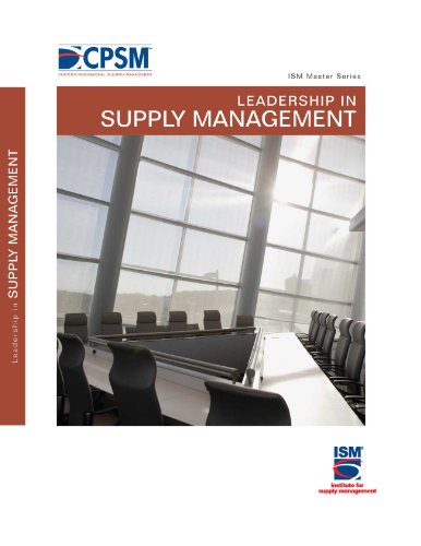Book Cover Leadership in Supply Management