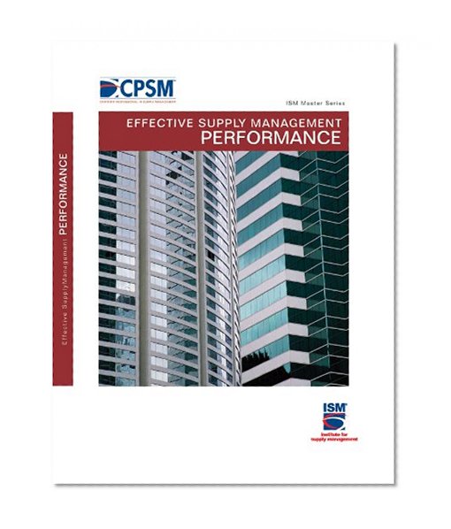 Book Cover Effective Supply Management Performance
