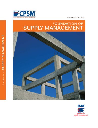 Book Cover Foundation of Supply Management
