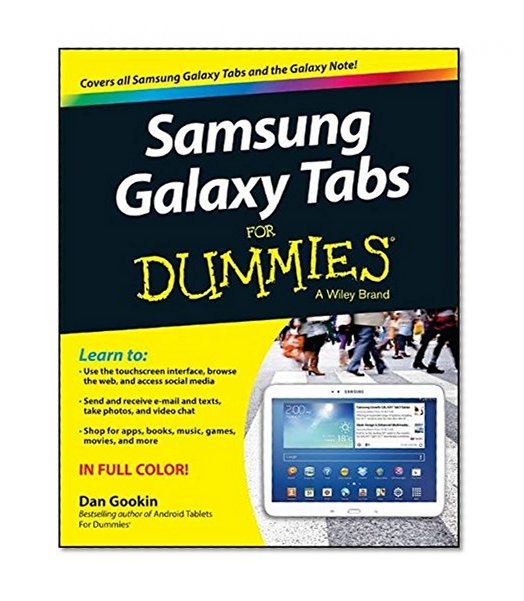 Book Cover Samsung Galaxy Tabs For Dummies