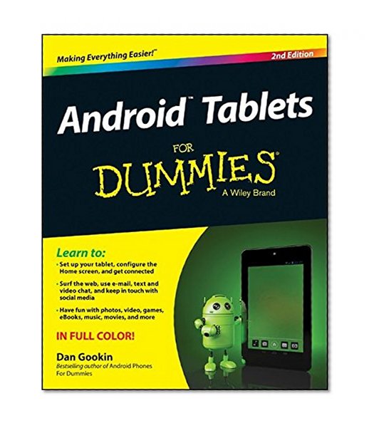 Book Cover Android Tablets For Dummies