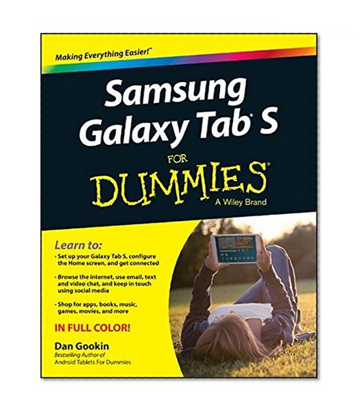 Book Cover Samsung Galaxy Tab S For Dummies