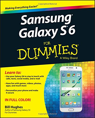 Book Cover Samsung Galaxy S6 for Dummies