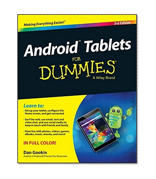 Book Cover Android Tablets For Dummies