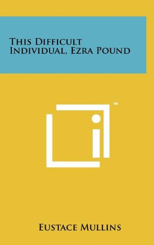 Book Cover This Difficult Individual, Ezra Pound