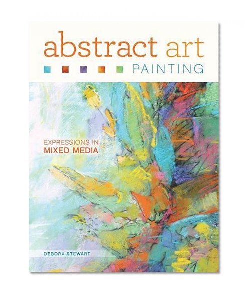 Book Cover Abstract Art Painting: Expressions in Mixed Media