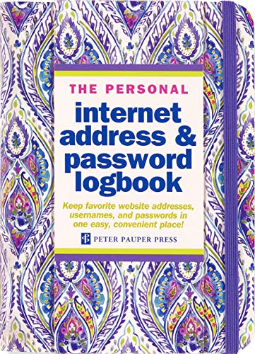 Book Cover Silk Road Internet Address & Password Logbook (removable cover band for security)