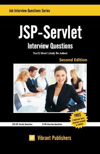Book Cover JSP-Servlet Interview Questions You'll Most Likely Be Asked