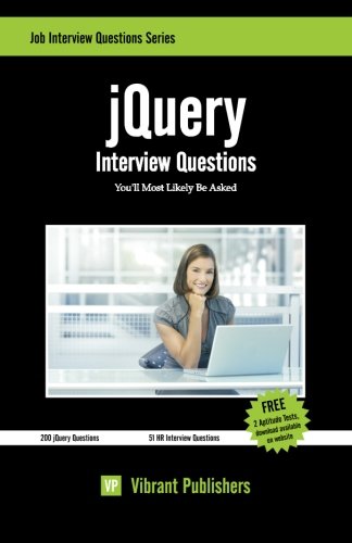 Book Cover jQuery Interview Questions You'll Most Likely Be Asked
