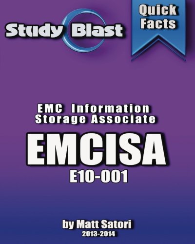 Book Cover Study Blast EMCISA: EMC Information Storage Associate: E20-001 Information Storage Associate (EMCISA)