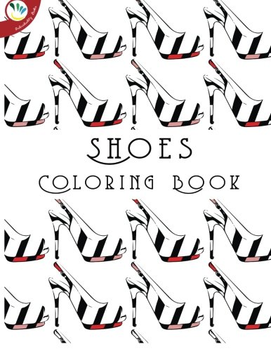 Book Cover Shoes Coloring Book (Super Relaxing Coloring Books)