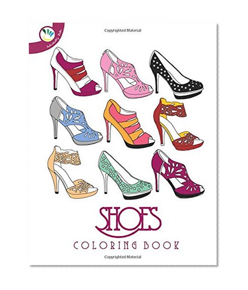 Book Cover Shoes Coloring Book