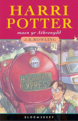 Book Cover Harri Potter a Maen yr Athronydd (Harry Potter and the Philosopher's Stone, Welsh Edition)