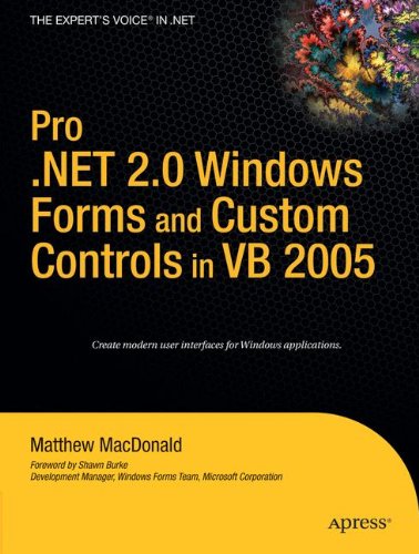 Book Cover Pro .NET 2.0 Windows Forms and Custom Controls in VB 2005