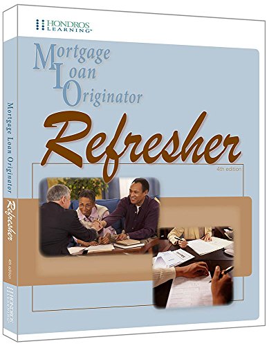 Book Cover Mortgage Loan Originator Refresher, 4th ed.