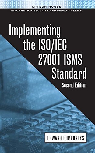 Book Cover Implementing the ISO/IEC 27001 ISMS Standard