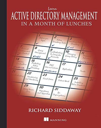 Book Cover Learn Active Directory Management in a Month of Lunches